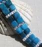 Teal Apatite Gemstone Beaded Bracelet "Catalina" - Image 5