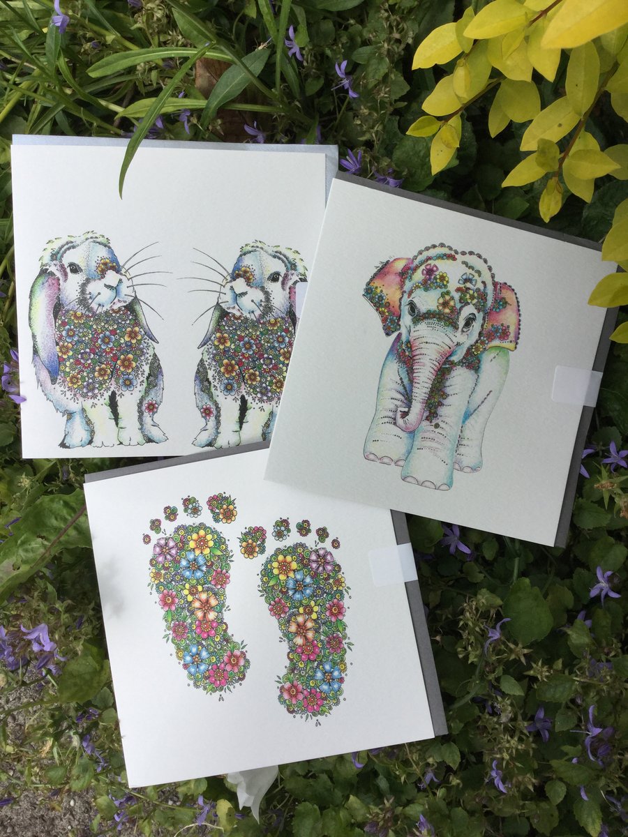 New baby bundle of greeting cards 