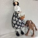Cissie - handmade needlefelted Art Doll