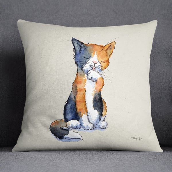 Cat Tortie Cushion