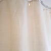 Natural Organic Linen Shower Curtain, washable non-waxed