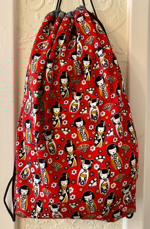 Childs Bag - Drawstring Backpack - CAN BE PERSONALISED