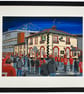 Wrexham. Framed & Unframed Art Print, Football Club AFC, Stadium Supporters Gift - Image 5
