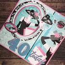 40th birthday card, for the most glamorous woman