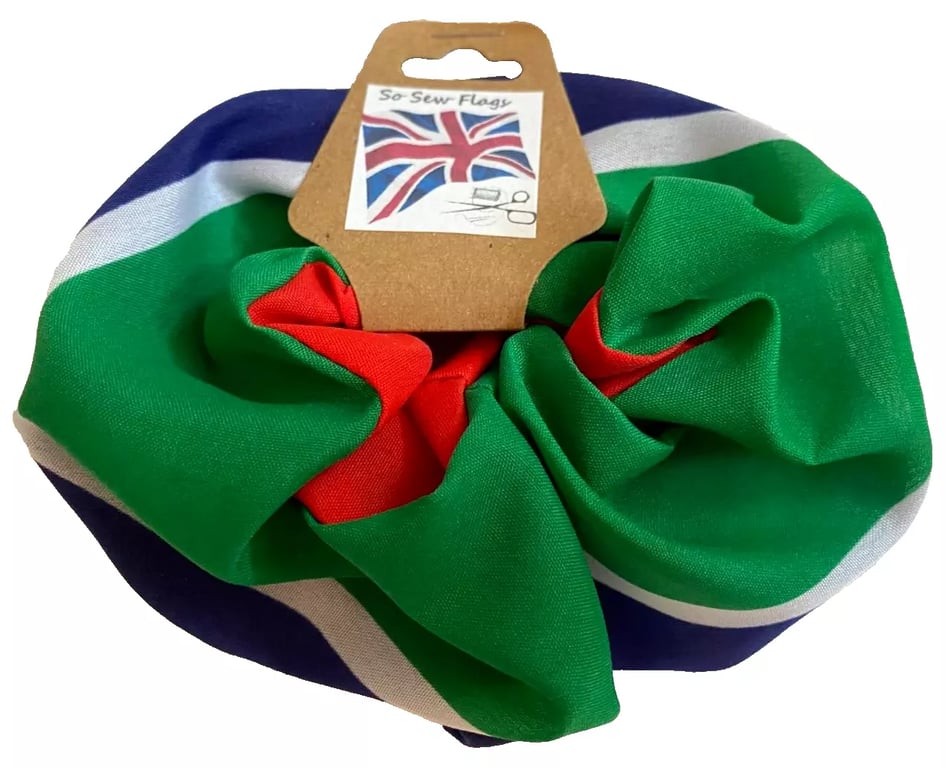 Gambia Gambian Flag Hair Scrunchie Scrunchies Accessory Ties Elastic