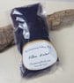 10g Naturally Dyed Dark Violet Llanwenog Felting Wool - Image 2