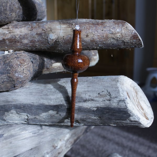 Unique Wooden Sapele Christmas Decoration