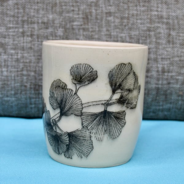 Ceramic tumbler with floral print - NUMBER 3