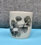 Ceramic tumbler with floral print - NUMBER 3