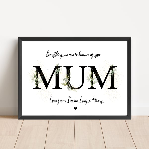 Personalised Mum Print