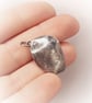 Sterling silver seashell with silver pearl - Image 8