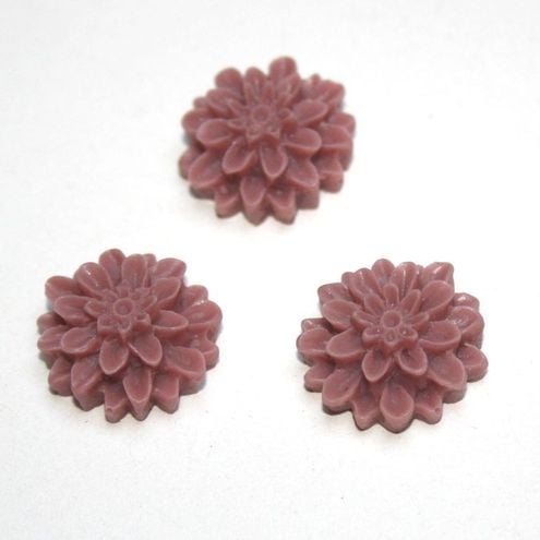 Resin Dahlia Flower Cabochon 