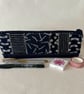 Pencil Case Indigo Japanese Fabric Patchwork - Image 3