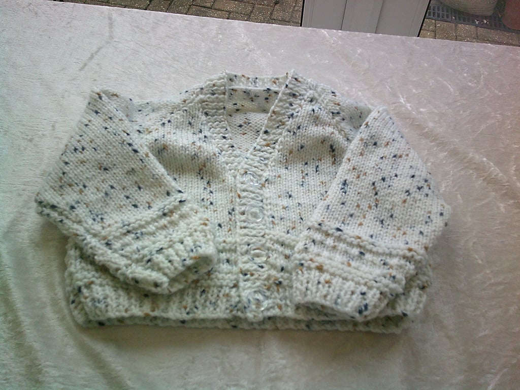 20 inch V Neck Child's Cardigan