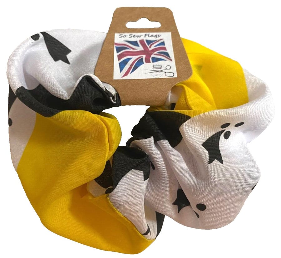 Norfolk New County Flag Hair Scrunchie Scrunchies Accessory Band Elastic