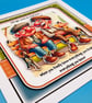 Mans Funny Birthday Card x8inches, 20x20cms, Decoupage, Father, Husband, Brother - Image 2