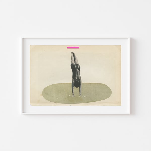 Swimming Art Print - Pool