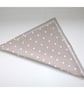 Napkin Beige Brown and White Polka Dot 14" Serviette Washable Cotton Cloth - Image 8