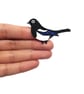 Magpie Brooch - Handmade - Image 2
