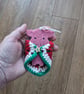 Pig in blanket hanging decoration, humorous, funny, secret Santa, small gift - Image 8
