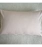 Linen Travel Pillow Cover Light Pink Tempur SMALL 16"x10" 16x10 40x26cm - Image 2