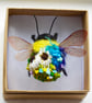 Needle Felted Flower Bee - Image 3