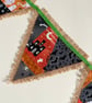 Halloween bunting on hessian - large  - Image 4