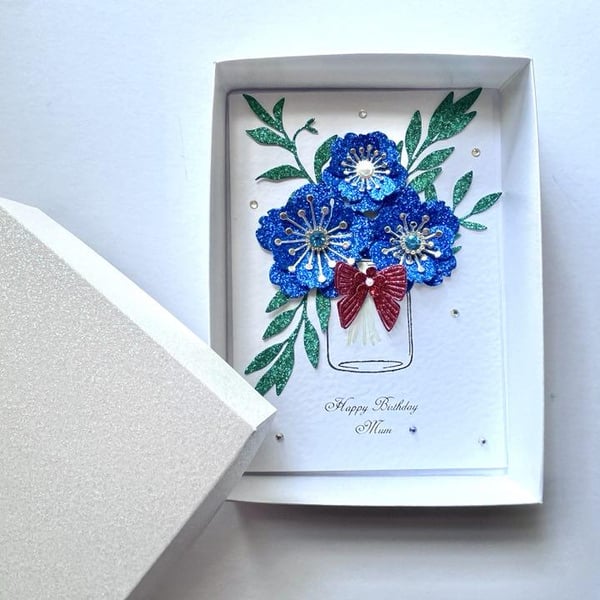 Handmade Personalised Birthday Card for Mum, Sister, Wife, Daughter C634