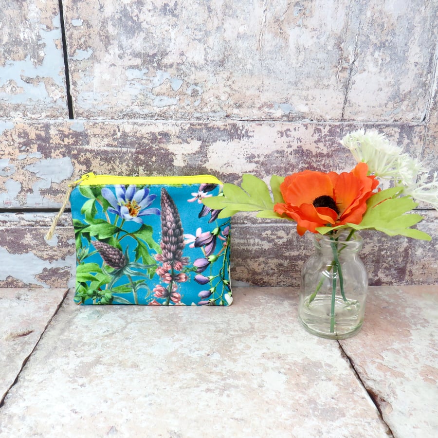 Turquoise coin purse