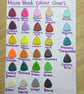 Handmade Polymer Clay Micro Studs (Peach) - Image 2