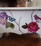Wooden Stool Step Farrow and Ball Paint Vintage Bird Design Bedroom Bathroom Kit - Image 8