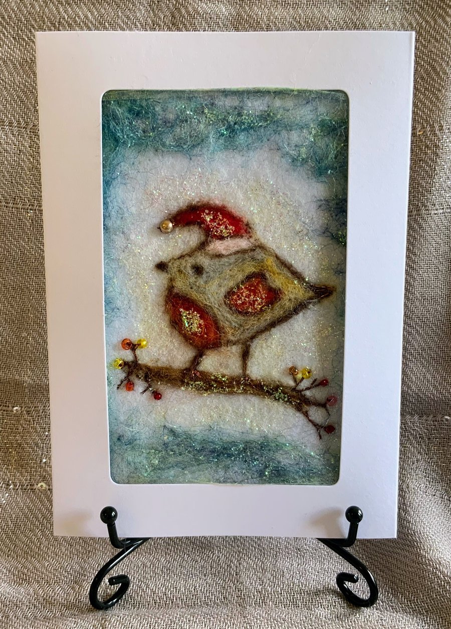Winter Robin Christmas Card
