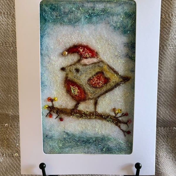 Winter Robin Christmas Card