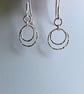 925 Silver Double Hoop Earrings - Image 2