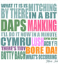 Welsh Sayings 2 coaster - Image 1