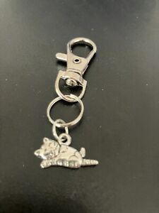 lucky cat keyring bag charm zip puller swivel clip on key chain lanyard