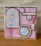New Baby Card. Card for New Baby Girl. New Baby. - Image 3