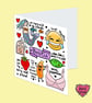 Bestie card for your best friend or bff with lots of puns and cute illustrations - Image 10
