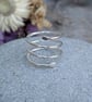 Sterling Silver Spiral Wraparound Ring - JBJ4020 - Image 7