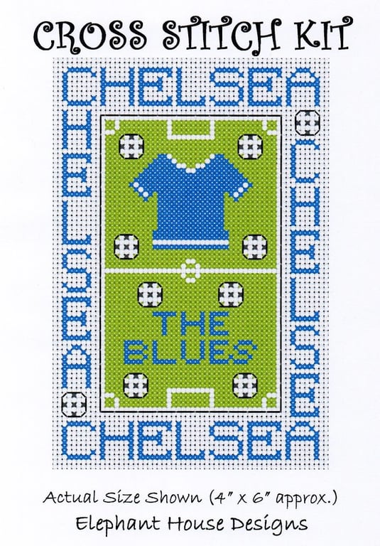 Chelsea Cross Stitch Kit Size 4" x 6" Full Kit
