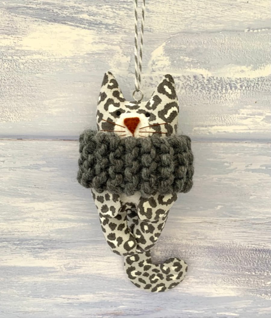 Snow leopard Hanging Decoration