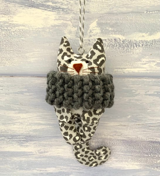 Snow leopard Hanging Decoration