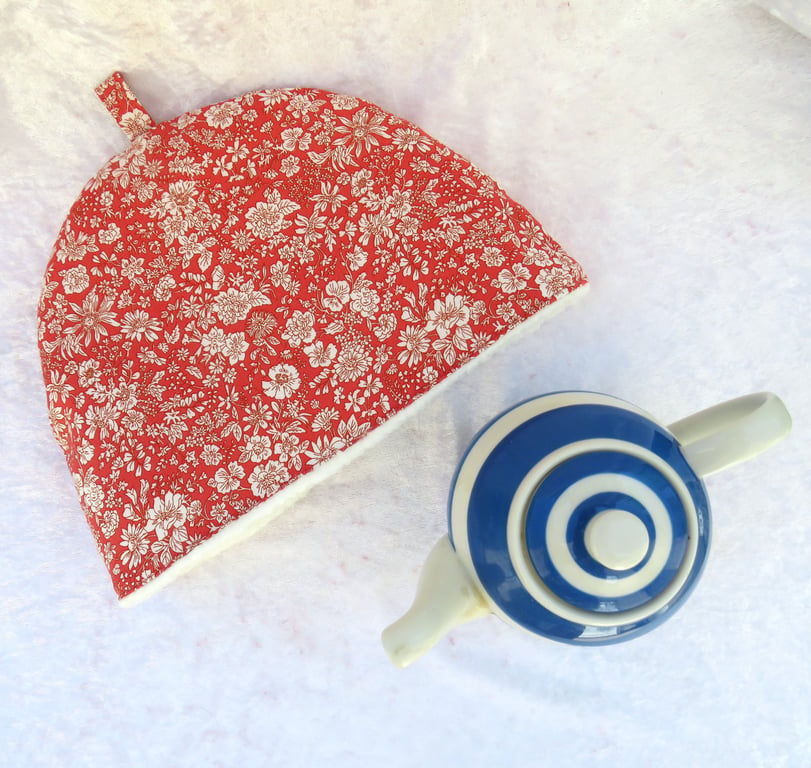   Individual tea cosy, to fit a one to two cup teapot, Emily Belle design