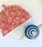   Individual tea cosy, to fit 1 to 2 cup teapot, Liberty Emily Belle design - Image 1