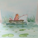 Fox fishing