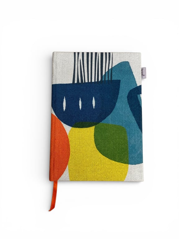 Perfectly Imperfect. A5 Sketchbook - Hand printed - Hand bound