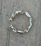 Sterling Silver Open Torc Ring, size L-M,   R41D - Image 4