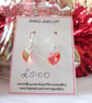 Crystal Heart Earrings with Special Finish - Image 6