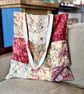 Antique Gold Batik Fabric Tote Bag Sewing Kit - Image 1
