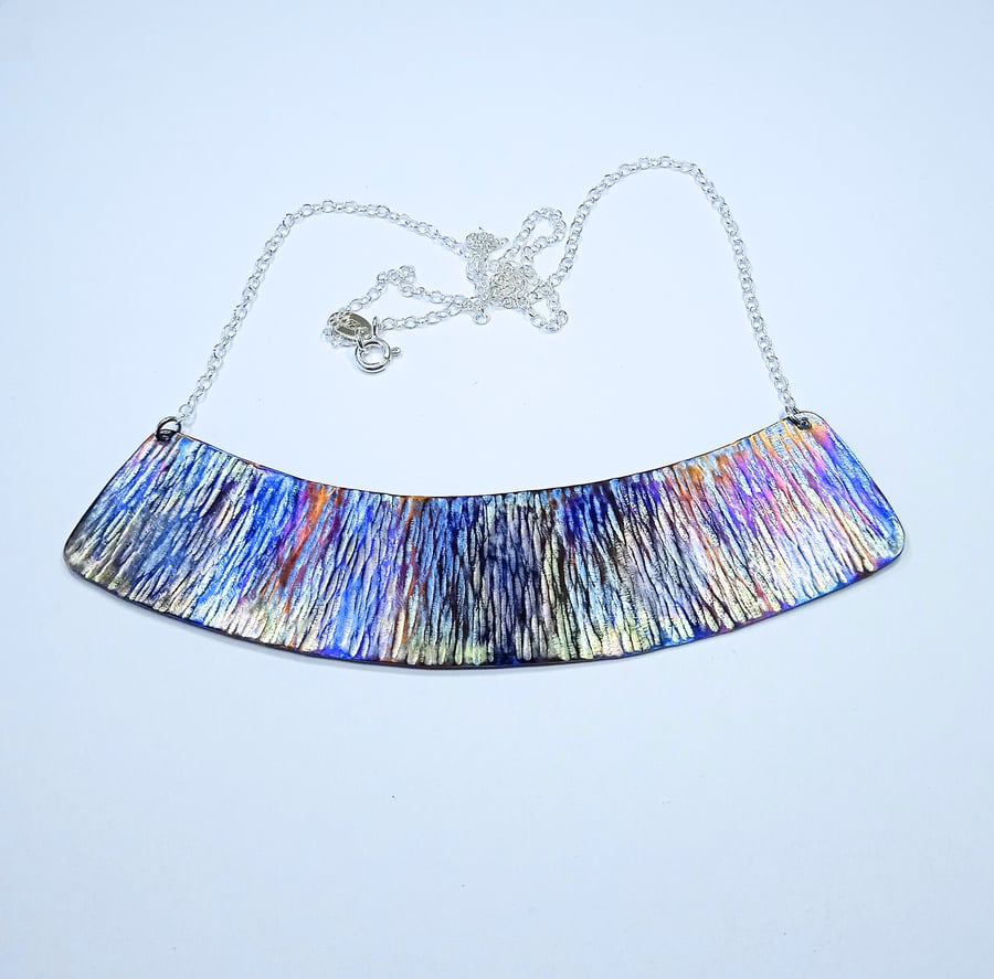 Coloured Titanium Necklace - UK Free Post
